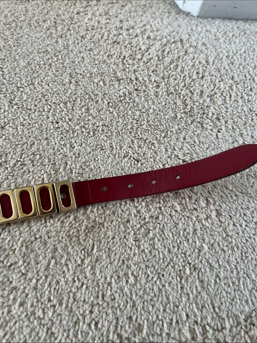 Red/gold belt
